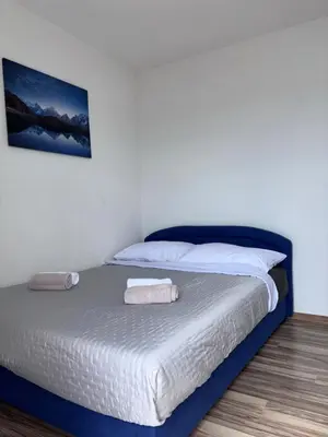 Krevet ili kreveti u jedinici u objektu Apartmani Dva Galeba