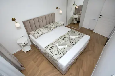 Krevet ili kreveti u jedinici u objektu Apartman Village Dream