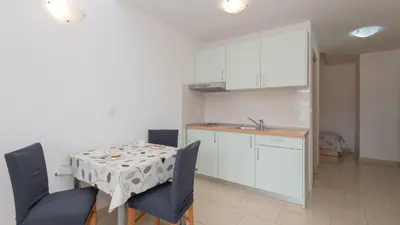 Kuhinja ili čajna kuhinja u objektu Studio Apartman Erstic 6 - Baska Voda by Villas Guide
