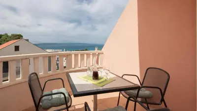 Balkon ili terasa u objektu Studio Apartman Erstic 6 - Baska Voda by Villas Guide