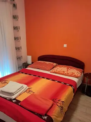 Krevet ili kreveti u jedinici u objektu Apartmani Ivanovic Makarska