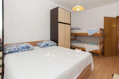 Krevet ili kreveti u jedinici u objektu Holiday house with a parking space Stanici, Omis - 24285