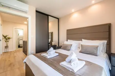 Krevet ili kreveti u jedinici u objektu Holiday home in Supetar