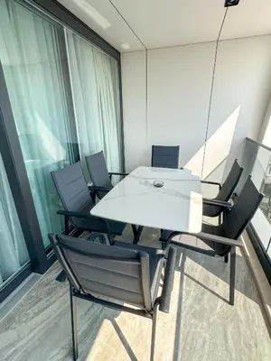 Tlocrt objekta Central Baška Voda Apartments
