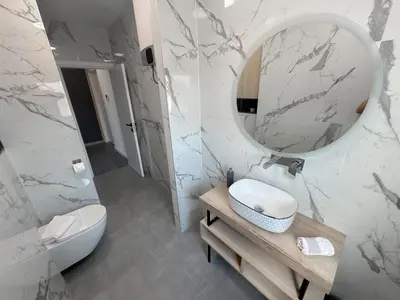 Kupaonica u objektu Central Baška Voda Apartments