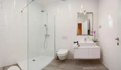 Kupaonica u objektu The Beach Apartments