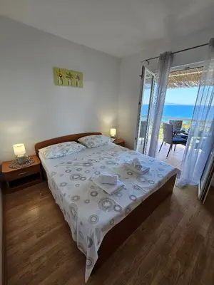 Krevet ili kreveti u jedinici u objektu Apartments Sea and Pine