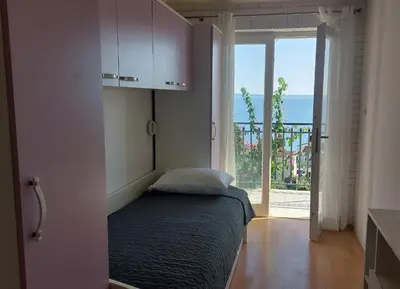 Krevet ili kreveti u jedinici u objektu Podstrana Sea View Apartments