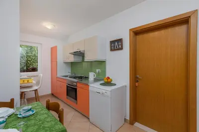 Kuhinja ili čajna kuhinja u objektu Apartments by the sea Brela, Makarska - 24541