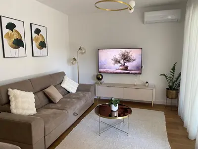 TV i/ili zabavni centar u objektu Apartment Verde