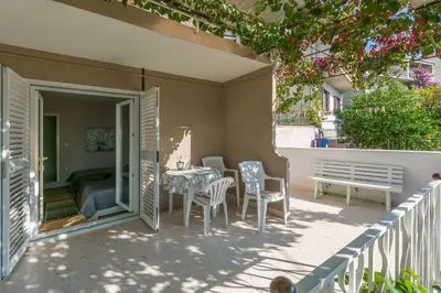 Balkon ili terasa u objektu Apartment and Rooms Tatijana