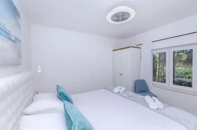 Krevet ili kreveti u jedinici u objektu House Herta