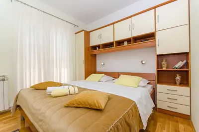Krevet ili kreveti u jedinici u objektu Apartments Jerko