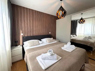 Krevet ili kreveti u jedinici u objektu Sea View Apartmani Jadran
