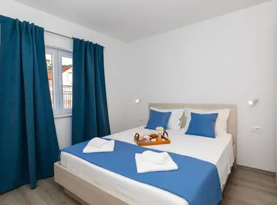 Krevet ili kreveti u jedinici u objektu Apartment Kurte