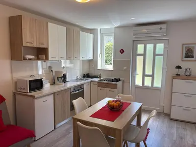 Kuhinja ili čajna kuhinja u objektu Apartments Silva