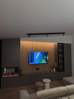 TV i/ili zabavni centar u objektu Artemis Poolhouse Apartments