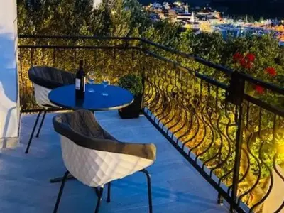 Balkon ili terasa u objektu Villa Brazza - Studio Apartment
