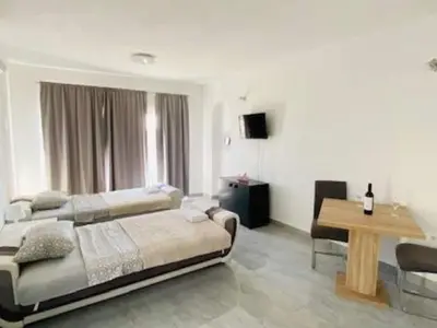 Krevet ili kreveti u jedinici u objektu Villa Brazza - Studio Apartment