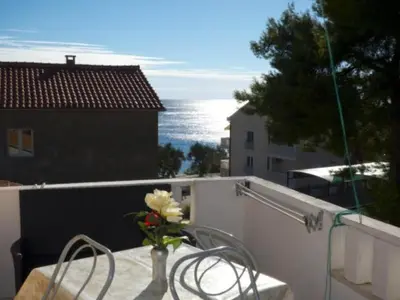 Balkon ili terasa u objektu Beachfront Apartments Pla a - Two Bedroom Apartment A2