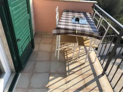 Balkon ili terasa u objektu Apartmani Villa Borzic - One Bedroom Apartment with Terarce and Sea View