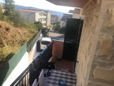 Balkon ili terasa u objektu Apartmani Villa Borzic - One Bedroom Apartment with Terarce and Sea View