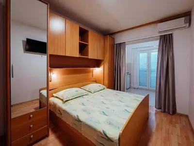 Krevet ili kreveti u jedinici u objektu Apartments Pezo - Studio Apartment Tina 5
