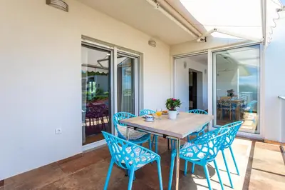 Balkon ili terasa u objektu Apartman Nikša