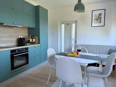 Kuhinja ili čajna kuhinja u objektu Apartman Domnius