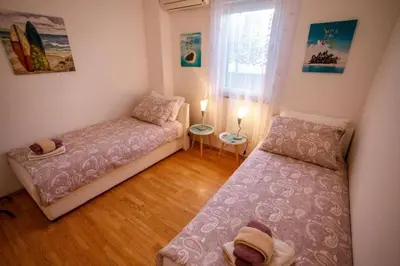 Krevet ili kreveti u jedinici u objektu Family friendly house with a swimming pool Milna, Brac - 24609