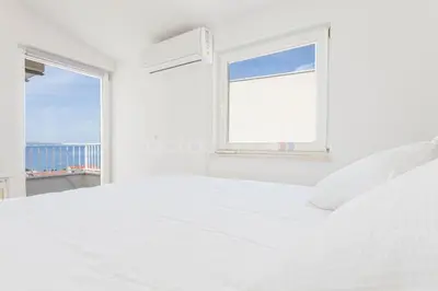 Krevet ili kreveti u jedinici u objektu Seaview Apartment Karmel