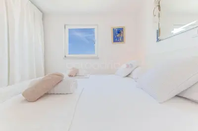 Krevet ili kreveti u jedinici u objektu Seaview Apartment Karmel