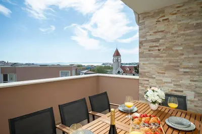 Balkon ili terasa u objektu Penthouse Nika
