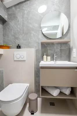 Kupaonica u objektu The Penthouse Harmony Beachfront with Hot Tub