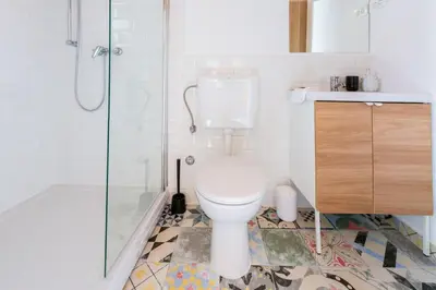 Kupaonica u objektu Saporito rental home