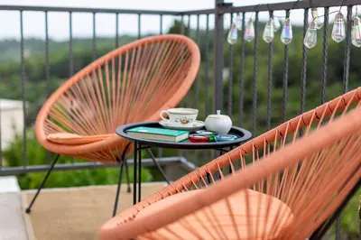 Balkon ili terasa u objektu Saporito rental home