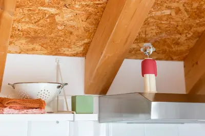 Kuhinja ili čajna kuhinja u objektu Saporito rental home