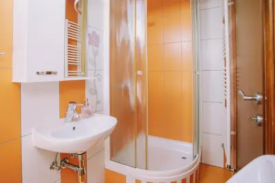 Kupaonica u objektu Apartment Beach