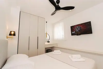 Krevet ili kreveti u jedinici u objektu Apartment Lana Stobreč