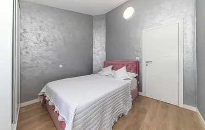 Krevet ili kreveti u jedinici u objektu Awesome Apartment In Stobrec With House Sea View