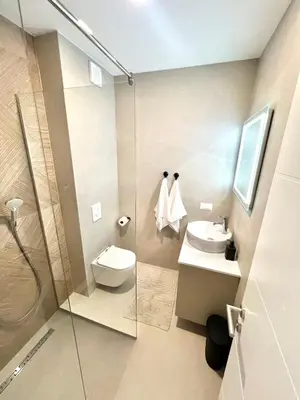 Kupaonica u objektu Apartman Olimp