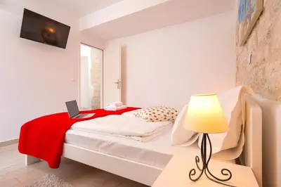 Krevet ili kreveti u jedinici u objektu Main Square Loft - ZF Hvar
