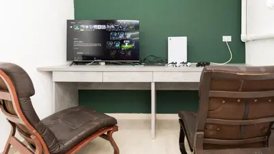 TV i/ili zabavni centar u objektu Apartman Mia 5 - Omis by Villas Guide
