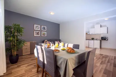Kuhinja ili čajna kuhinja u objektu Villa Nicca