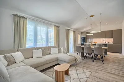Kuhinja ili čajna kuhinja u objektu Relax penthouse private jacuzzi Split area