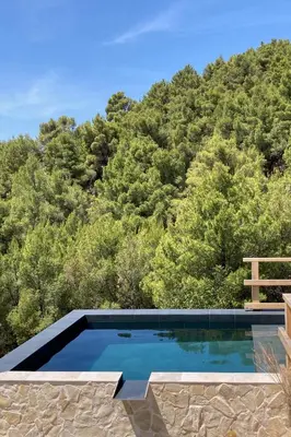 Bazen u objektu Holiday house with a swimming pool Gromin Dolac, Hvar - 24689 ili u blizini