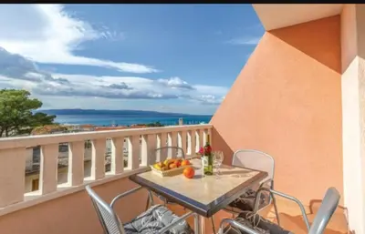 Balkon ili terasa u objektu Apartmani Sanda