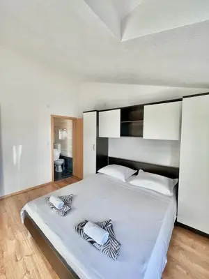Krevet ili kreveti u jedinici u objektu Apartments by the sea Povlja, Brac - 21810
