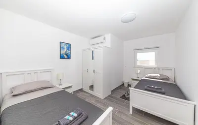 Krevet ili kreveti u jedinici u objektu Beautiful Apartment In Stanici With Wifi