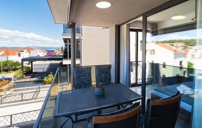 Balkon ili terasa u objektu 1 Bedroom Lovely Apartment In Sutivan